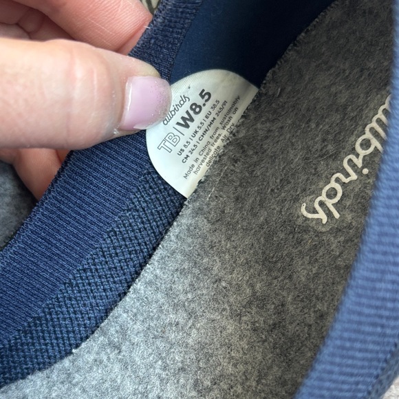 Allbirds Women's Dark Blue Knit Flats - Picture 2 of 5